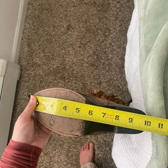 Freebird By Steven Ranger Distressed Fringe Leather Boots Brown size 7 - Picture 8 of 10